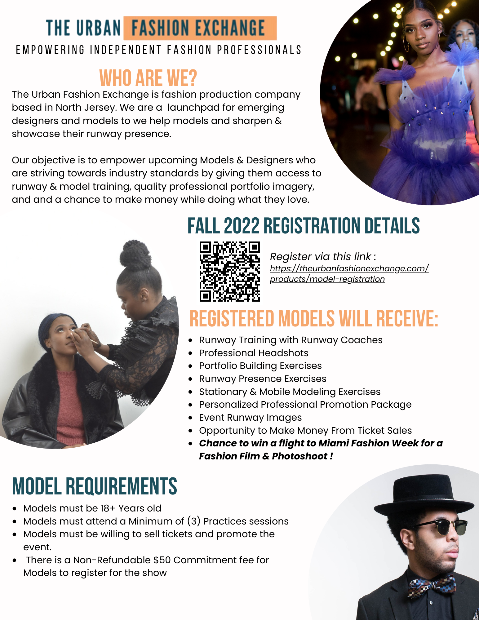 Model Registration – Urban Fashion Exchange